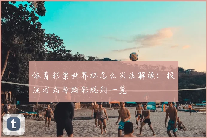 体育彩票世界杯怎么买法解读：投注方式与购彩规则一览