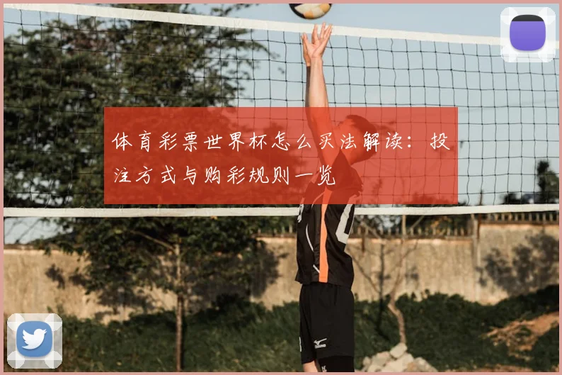 体育彩票世界杯怎么买法解读：投注方式与购彩规则一览